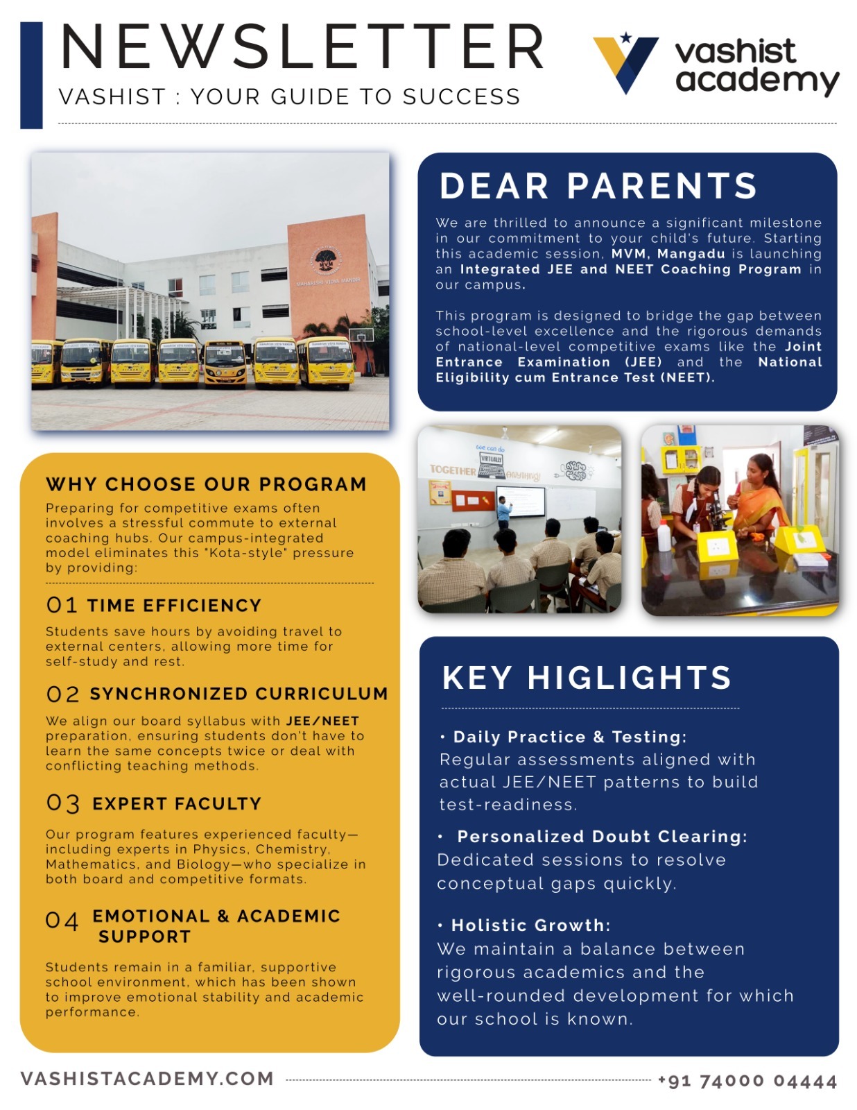 VASHIST Newsletter - Your Guide to Success